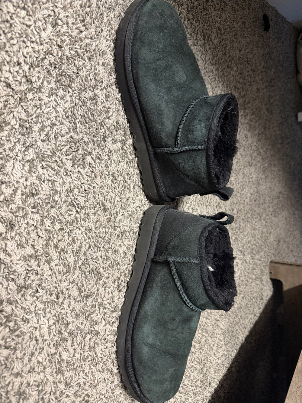 Women’s Black Uggs Mini Size 8